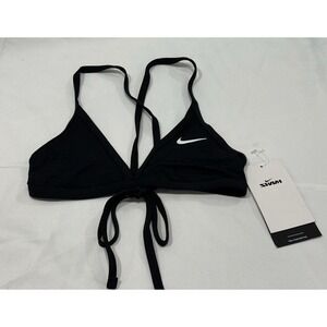 Nike Hydrastrong Women's Black Bikini Swimsuit Top Size XS NWT MSRP: $40